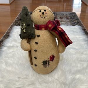 EUC Farmhouse Snowman Decor